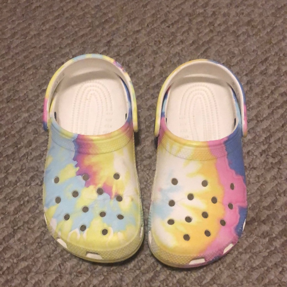 Tie Dye Crocs